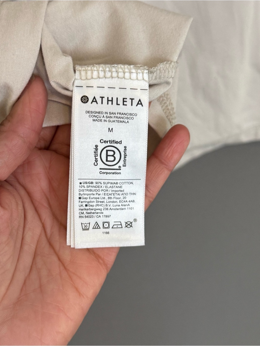 Athleta Seasoft Tee Dress Bone Beige TENCEL Athleisure Modal Dress Medium - Picture 6 of 9
